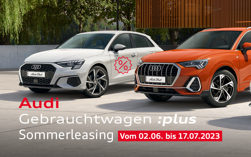 Audi GW :plus Sommerleasing